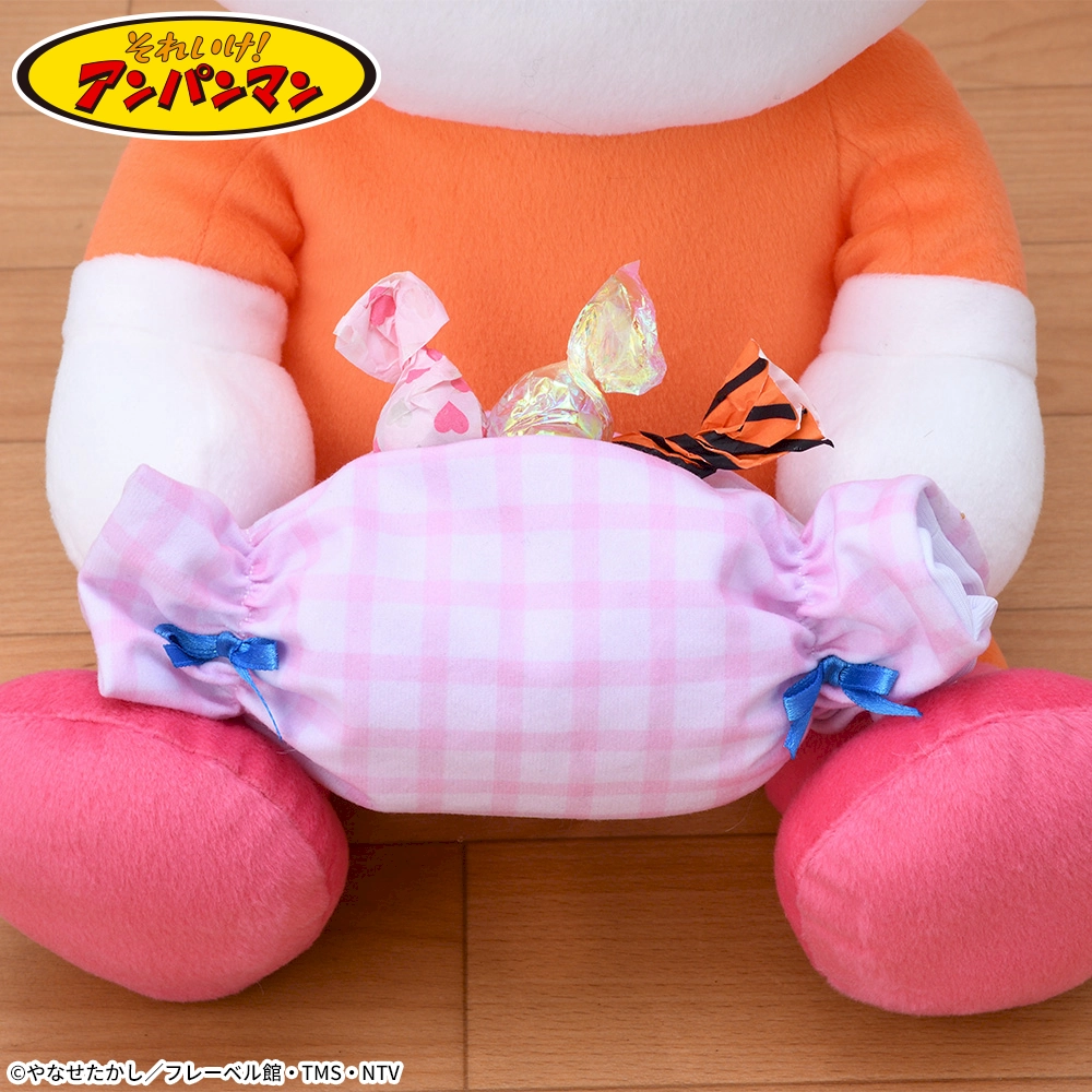 それいけ！アンパンマン キャンディー小物入れぬいぐるみLL‐ドキン