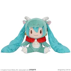 グッズ]初音ミク 辰2024 ふわぷち ぬいぐるみ（LL）｜プライズ・くじ