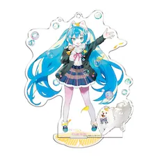 グッズ]初音ミク 秋旅行 アクリルスタンドキーチェーン（灰蓝Cloud Ver