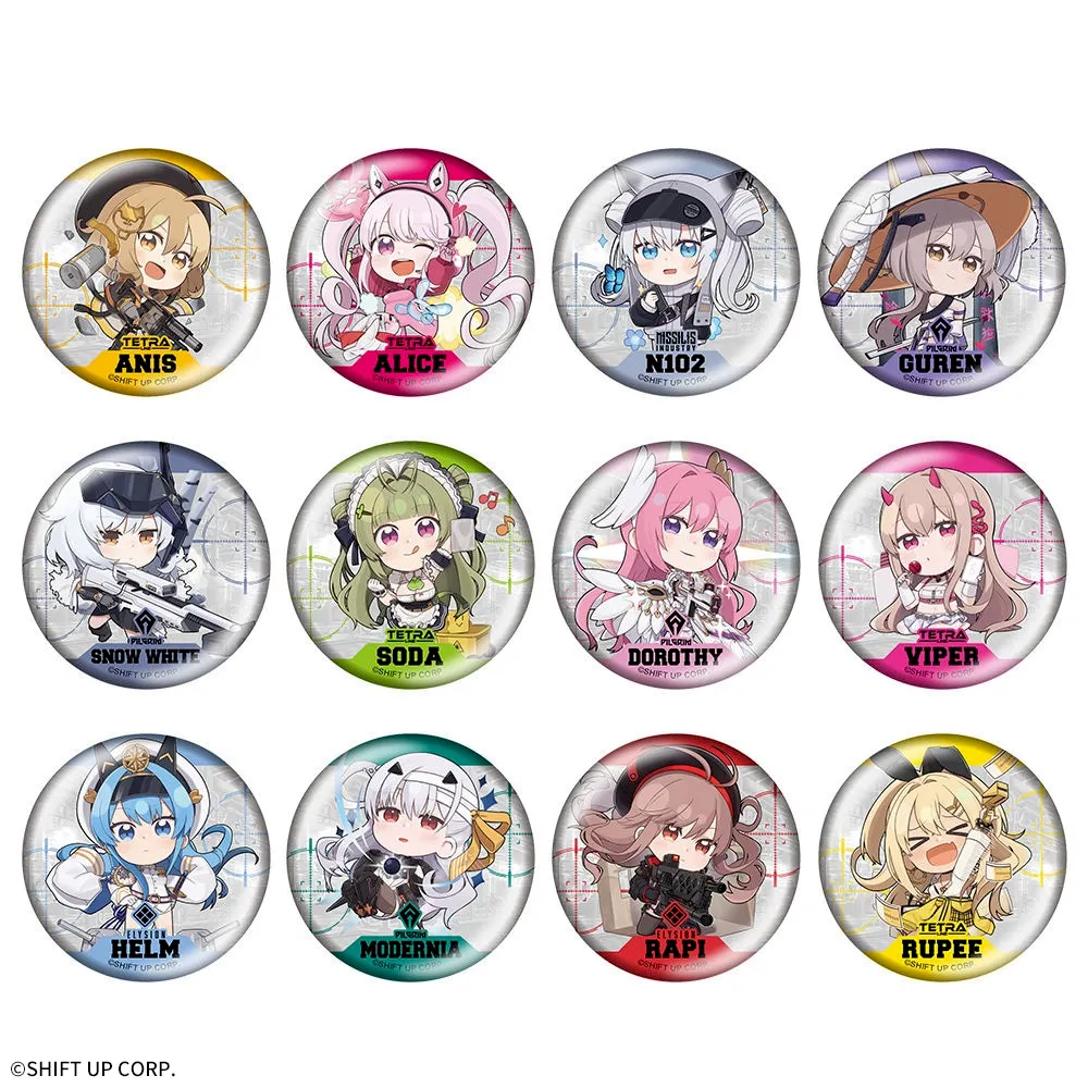 グッズ]勝利の女神：NIKKE デフォルメ缶バッジ｜プライズ・くじ