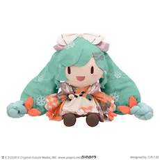 グッズ]雪ミク2024 ふわぷち どでかジャンボぬいぐるみ｜プライズ