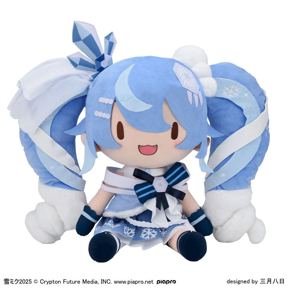 雪ミク 2025 ふわぷち どでかジャンボぬいぐるみ  MIKU グッズ]雪ミク2025 ふわぷち どでかジャンボぬいぐるみ｜プライズ