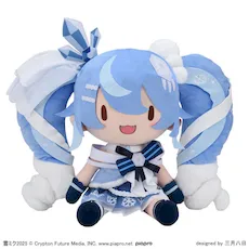 グッズ]雪ミク2025 ふわぷち どでかジャンボぬいぐるみ｜プライズ