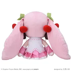 [グッズ]桜ミク　ふわぷち　どでかジャンボぬいぐるみ