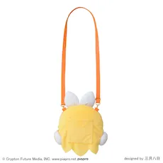[グッズ]鏡音リン　ふわぷち　フェイスショルダーバッグ（Ｍ）