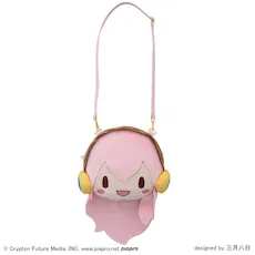 [グッズ]巡音ルカ　ふわぷち　フェイスショルダーバッグ（Ｍ）