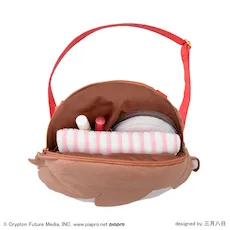 [グッズ]MEIKO　ふわぷち　フェイスショルダーバッグ（Ｍ）