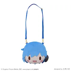 [グッズ]KAITO　ふわぷち　フェイスショルダーバッグ（Ｍ）