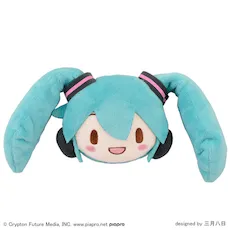 [グッズ]初音ミク　ふわぷち　フェイスマスコット