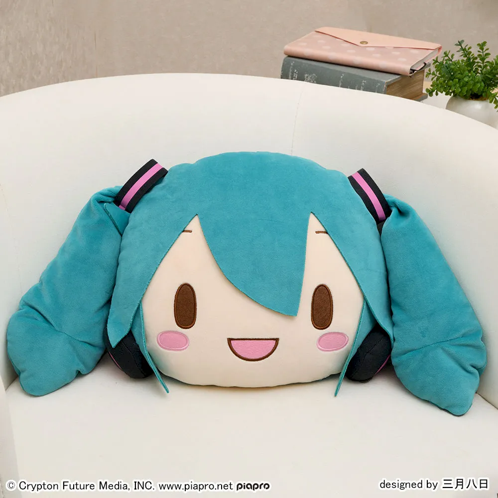 [グッズ]初音ミク　ふわぷち　もちもちフェイスクッション