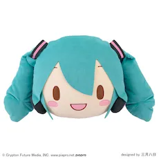 [グッズ]初音ミク　ふわぷち　もちもちフェイスクッション