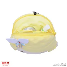 [グッズ]プロジェクトセカイ カラフルステージ！ feat. 初音ミク　ふわぷち　リール付きフェイスポーチ　ステージのセカイの鏡音リン