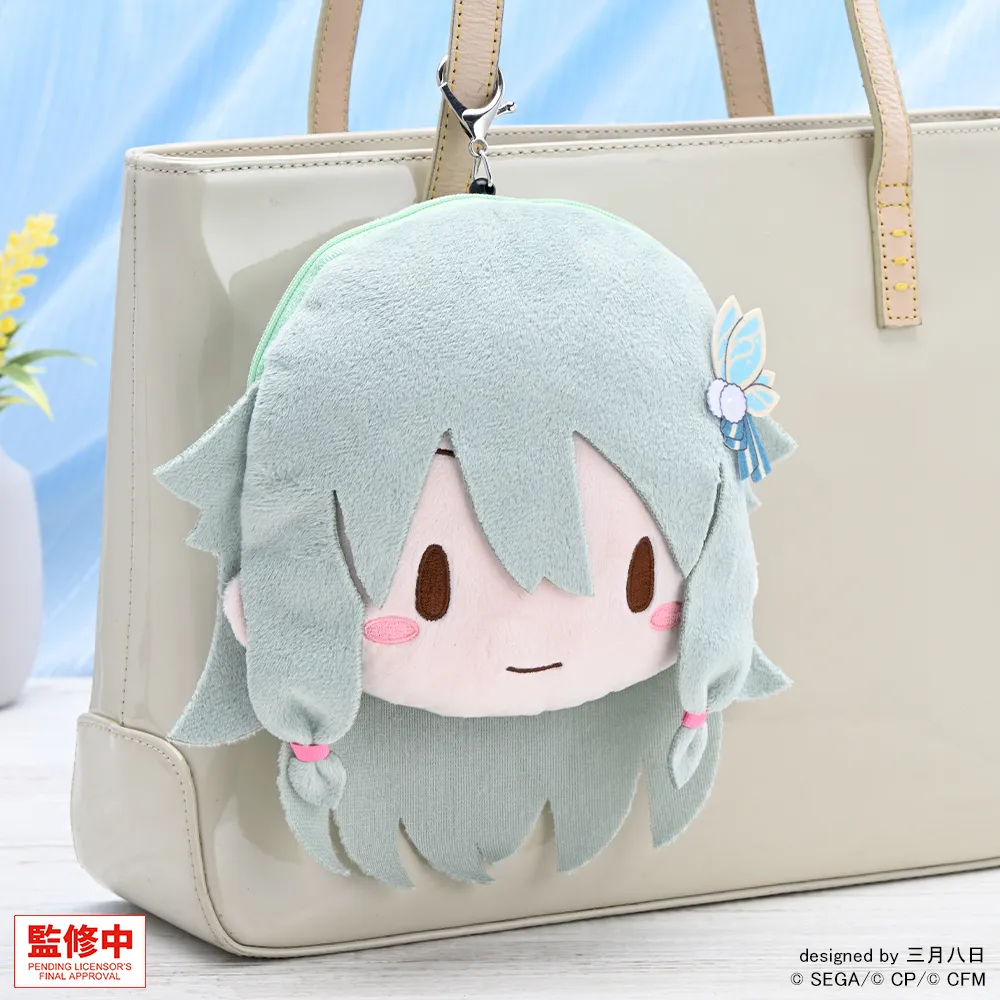 [グッズ]プロジェクトセカイ カラフルステージ！ feat. 初音ミク　ふわぷち　リール付きフェイスポーチ　草薙 寧々