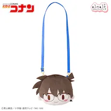 [グッズ]名探偵コナン　江戸川コナン　ふわぷち　フェイスショルダーバッグ（M）
