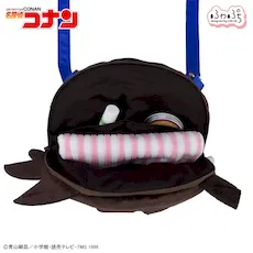 [グッズ]名探偵コナン　江戸川コナン　ふわぷち　フェイスショルダーバッグ（M）