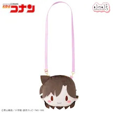 [グッズ]名探偵コナン　毛利蘭　ふわぷち　フェイスショルダーバッグ（M）