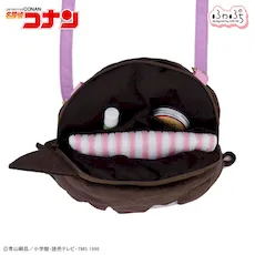 [グッズ]名探偵コナン　毛利蘭　ふわぷち　フェイスショルダーバッグ（M）