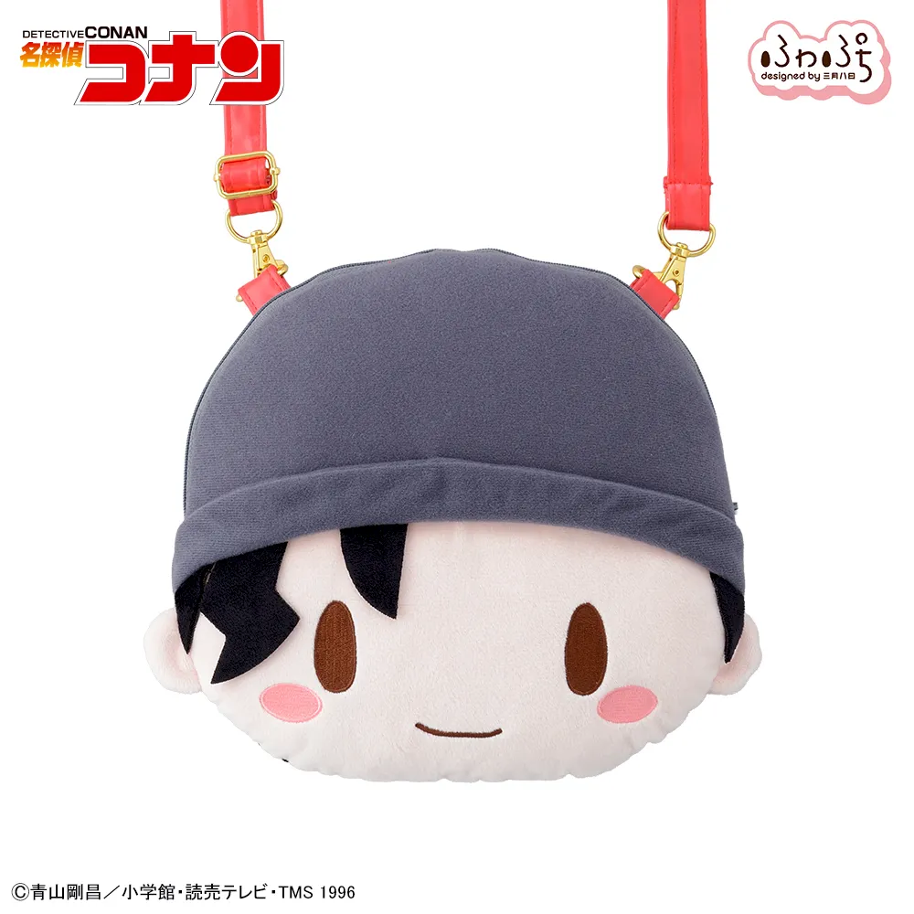 [グッズ]名探偵コナン　赤井秀一　ふわぷち　フェイスショルダーバッグ（M）