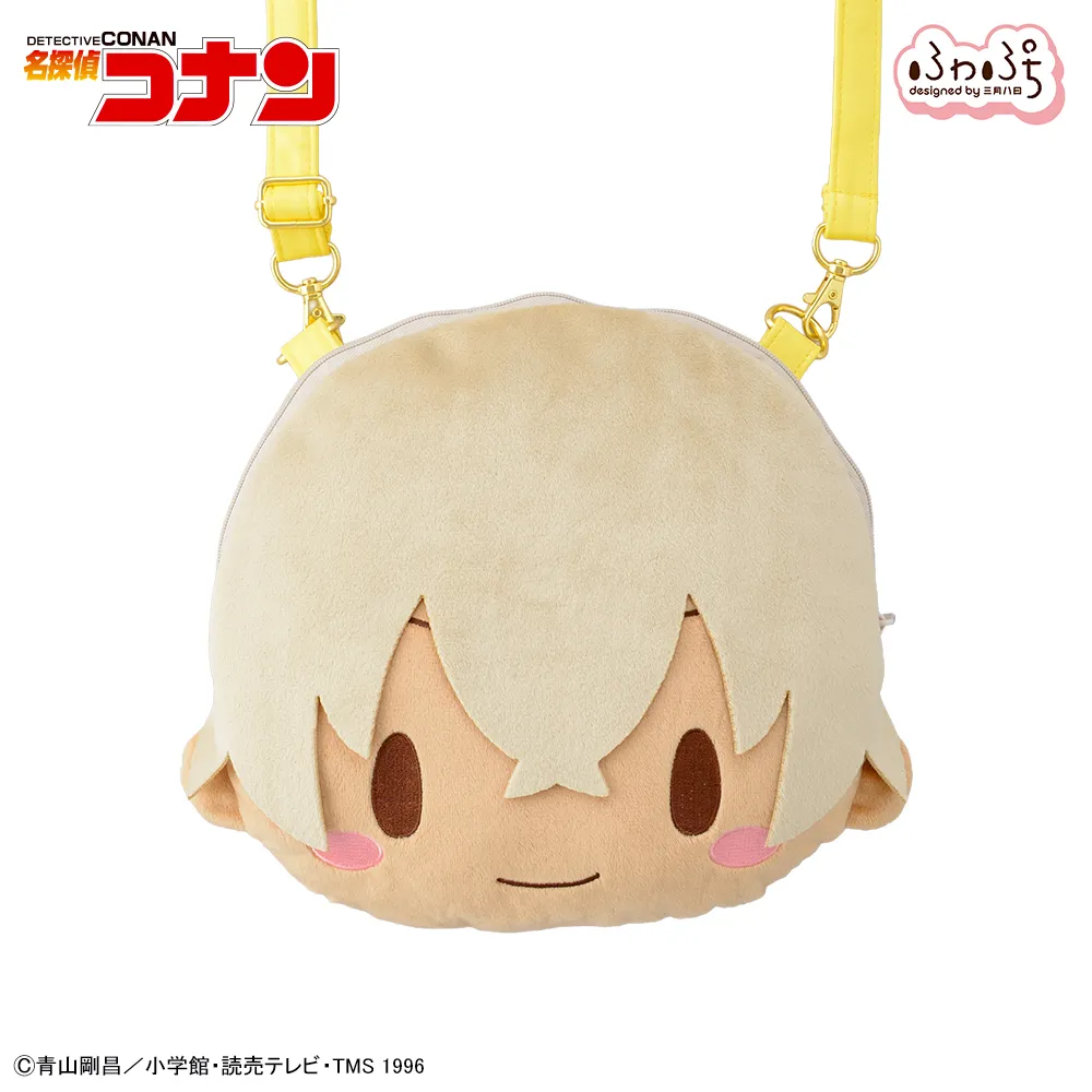 [グッズ]名探偵コナン　安室透　ふわぷち　フェイスショルダーバッグ（M）