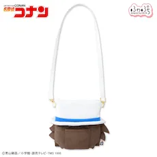 [グッズ]名探偵コナン　怪盗キッド　ふわぷち　フェイスショルダーバッグ（M）