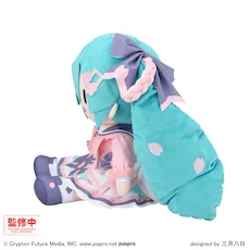 [グッズ]初音ミク　新学期　ふわぷち　ぬいぐるみ（LL）