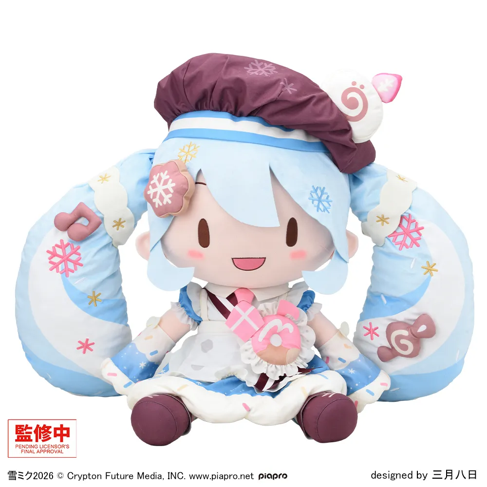 [グッズ]雪ミク2026　ふわぷち　どでかジャンボぬいぐるみ