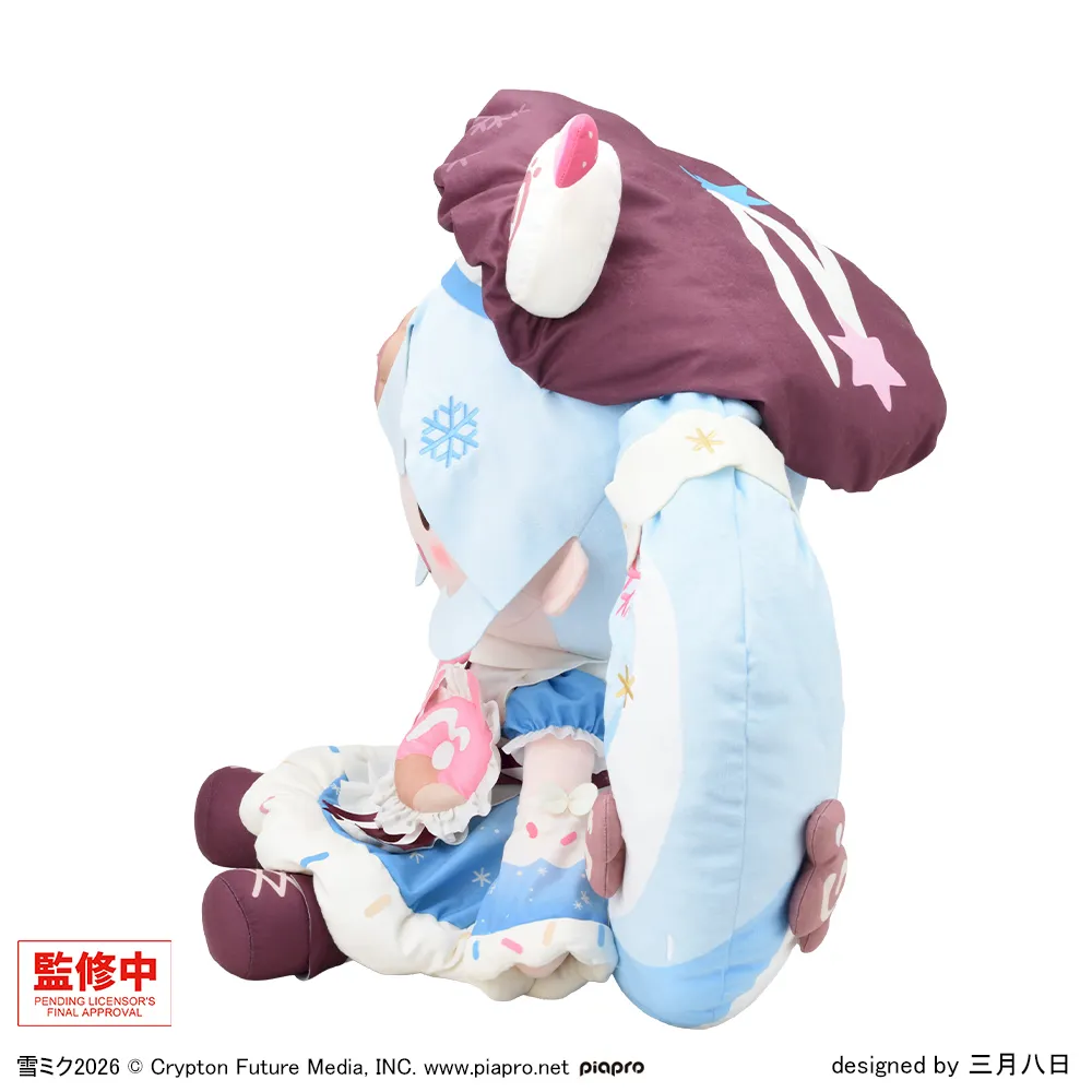 グッズ]雪ミク2026 ふわぷち どでかジャンボぬいぐるみ｜プライズ