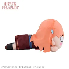 [グッズ]ラブライブ！蓮ノ空女学院スクールアイドルクラブ　寝そべり　ぬいぐるみ　日野下花帆－冬制服（M）