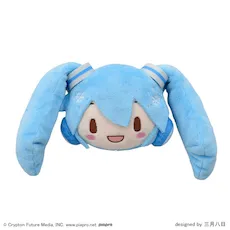 雪ミク　ふわぷち　フェイスマスコット