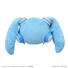 雪ミク　ふわぷち　フェイスマスコット