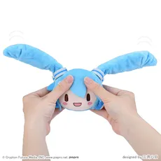 雪ミク　ふわぷち　フェイスマスコット