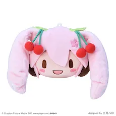 桜ミク　ふわぷち　フェイスマスコット
