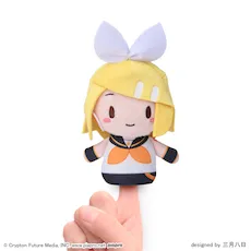 鏡音リン　ふわぷち　フィンガーマスコット