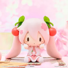 [グッズ]初音ミクシリーズ　ふわぷち　デフォルメフィギュア　桜ミク