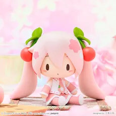 [グッズ]初音ミクシリーズ　ふわぷち　デフォルメフィギュア　桜ミク