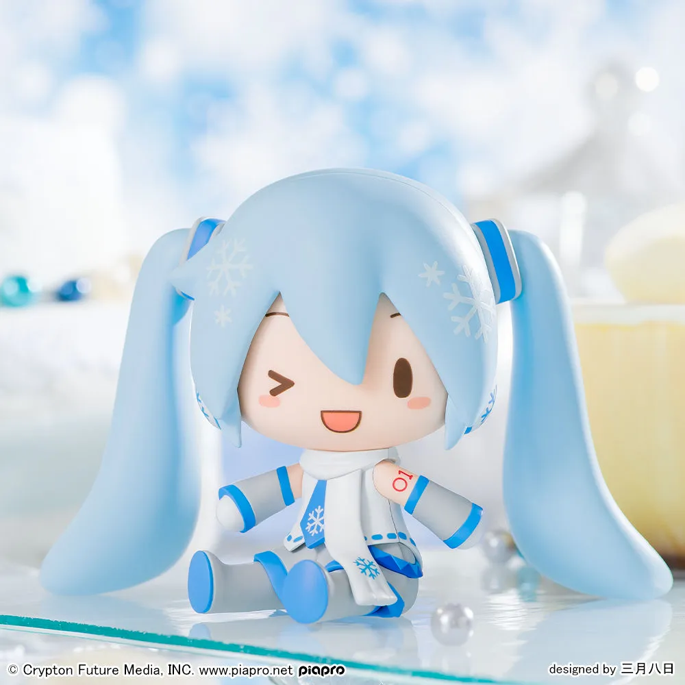 [グッズ]初音ミクシリーズ　ふわぷち　デフォルメフィギュア　雪ミク