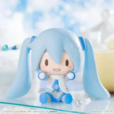 [グッズ]初音ミクシリーズ　ふわぷち　デフォルメフィギュア　雪ミク