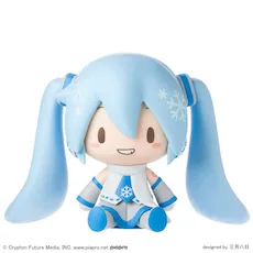 [グッズ]初音ミクシリーズ　ふわぷち　デフォルメフィギュア　雪ミク