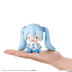 [グッズ]初音ミクシリーズ　ふわぷち　デフォルメフィギュア　雪ミク