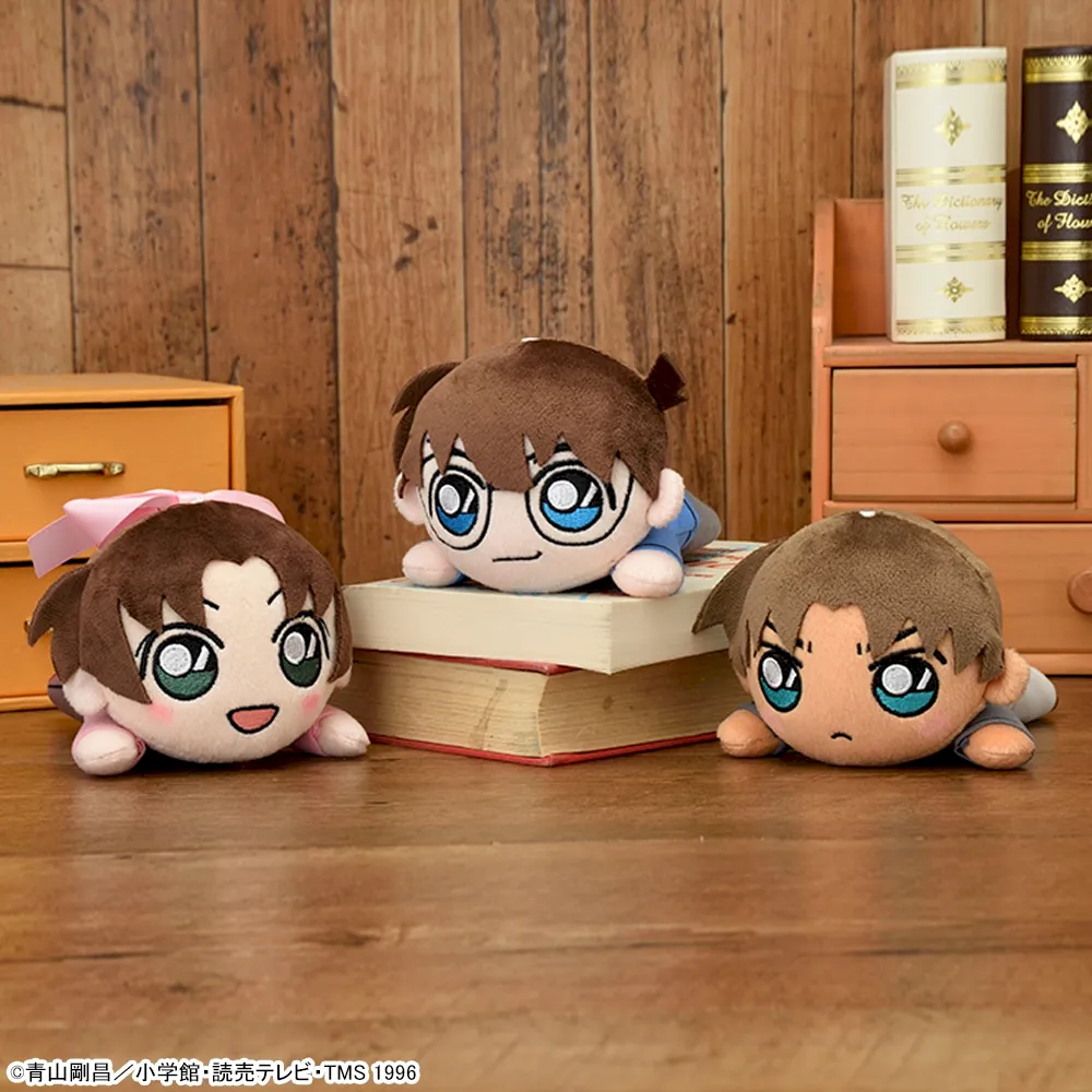 名探偵コナン 寝そべり ぬいぐるみ“コナン&平次&和葉”～毒と幻の