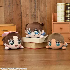 名探偵コナン 寝そべり ぬいぐるみ“コナン&平次&和葉”～毒と幻の