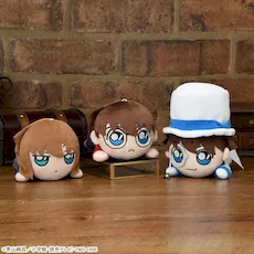 名探偵コナン 寝そべり ぬいぐるみ“コナン&怪盗キッド&灰原”～怪盗