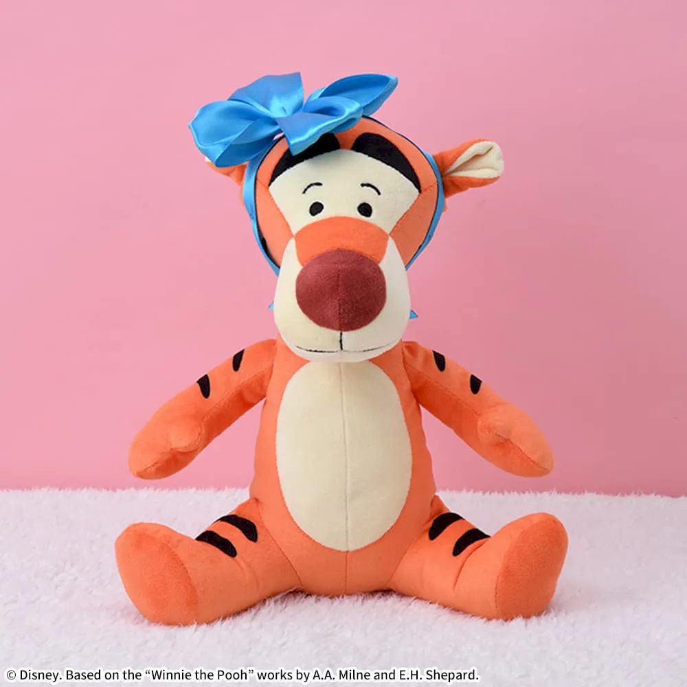 超レア　Disney ティガー　スノボーぬいぐるみ　サイズ縦26cmタグ付未使用 くまのプーさん Lぬいぐるみ リボンVer. “ティガー”｜プライズ・くじ