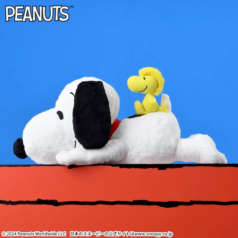 SNOOPY™ Lぬいぐるみ “スヌーピー&ウッドストック” おしりVer.