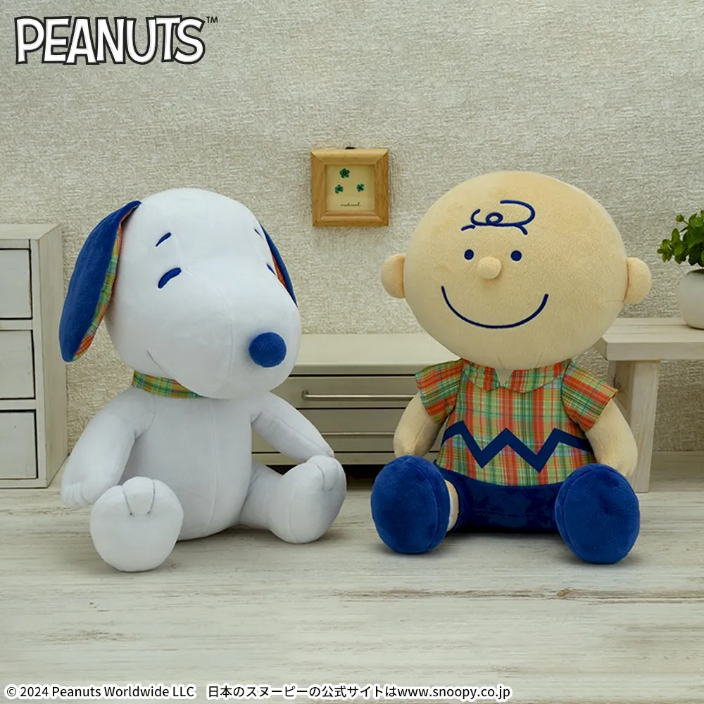 SNOOPY™　Lぬいぐるみ　サマーチェック
