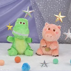 トイ・ストーリー　赤いほっぺ　Mぬいぐるみ　ピュアキラVer.　“ハム&レックス”