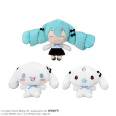 楽一番さん専用 シナモロール 15th ぬいぐるみ 初音ミク×シナモロール ミニぬいぐるみ Vol.3｜プライズ・くじ・グッズ