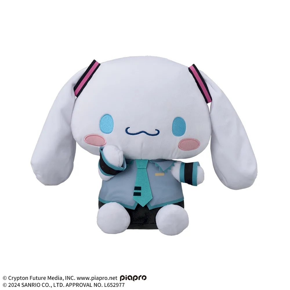 初音ミク×シナモロール ぬいぐるみ 初音ミク×シナモロール Lぬいぐるみ“シナモロール”｜プライズ・くじ