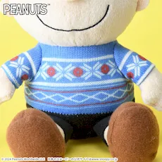 SNOOPY™　ぬいぐるみ　ノルディックパターン