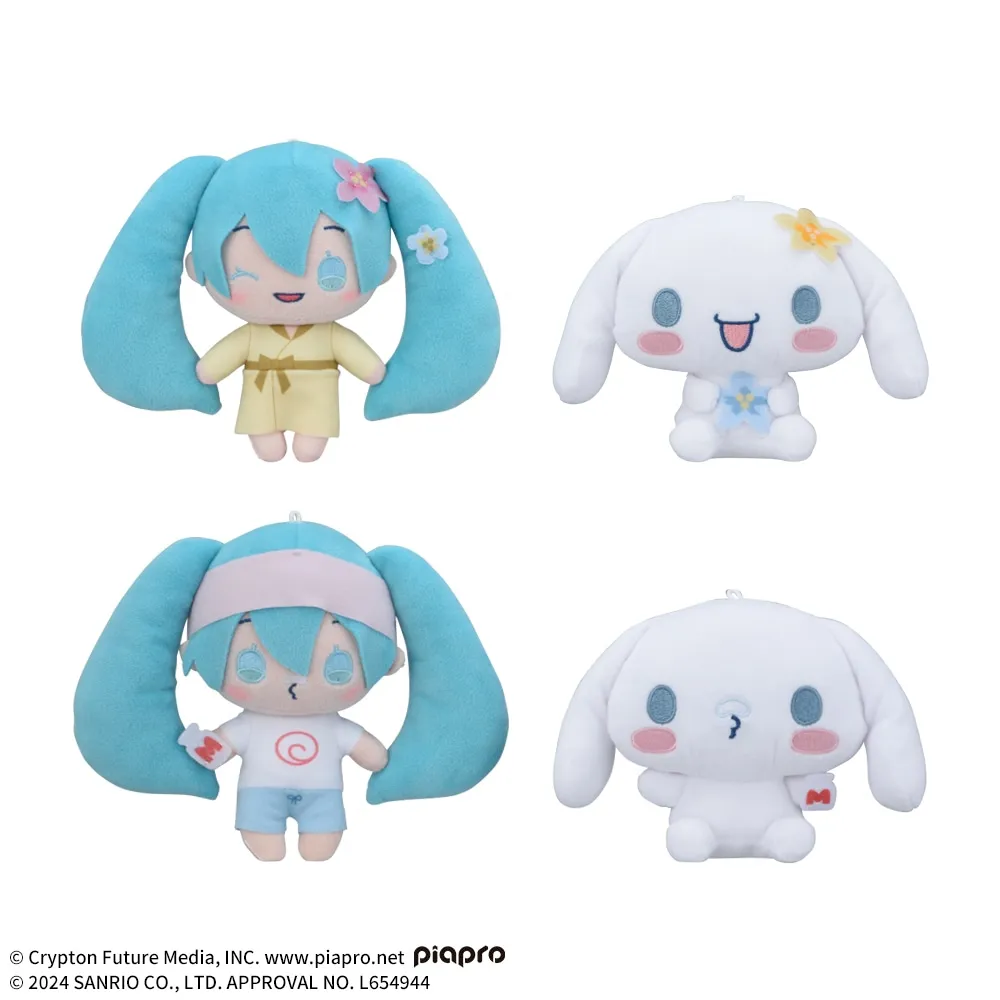 初音ミク×シナモロール ミニぬいぐるみ Vol.4｜プライズ・くじ・グッズ